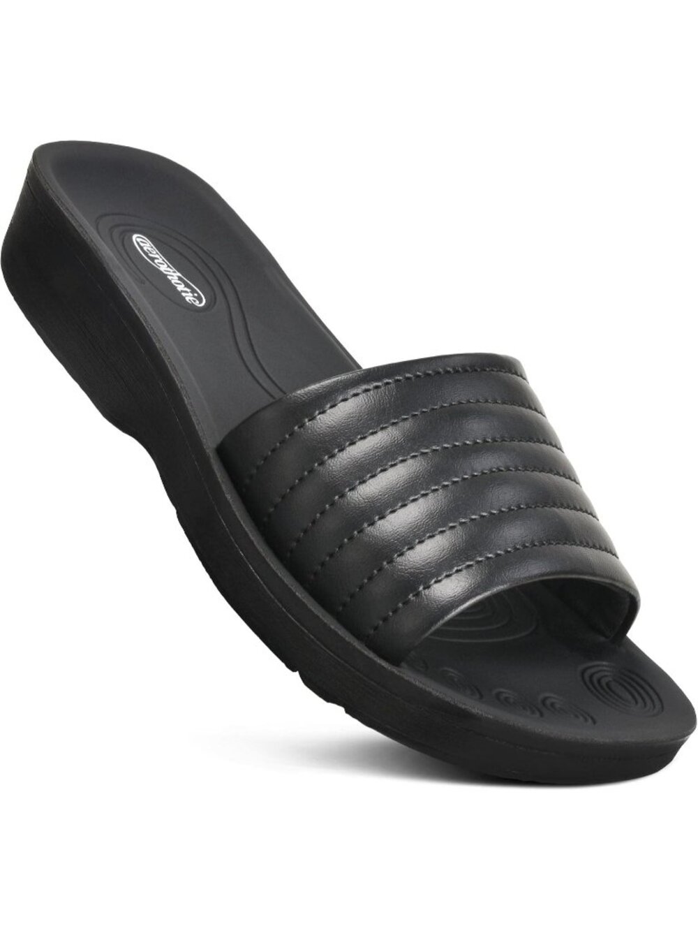 🆕Women's Maeve Black Plantar Fasciitis Slides Arch Support Ladies Sandals